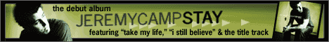Jeremy Camp Stay Banner Design