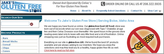 Jake's Gluten Free Store - Boise, Idaho