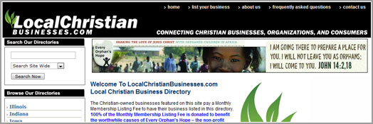 Local Christian Businesses - Wisconsin